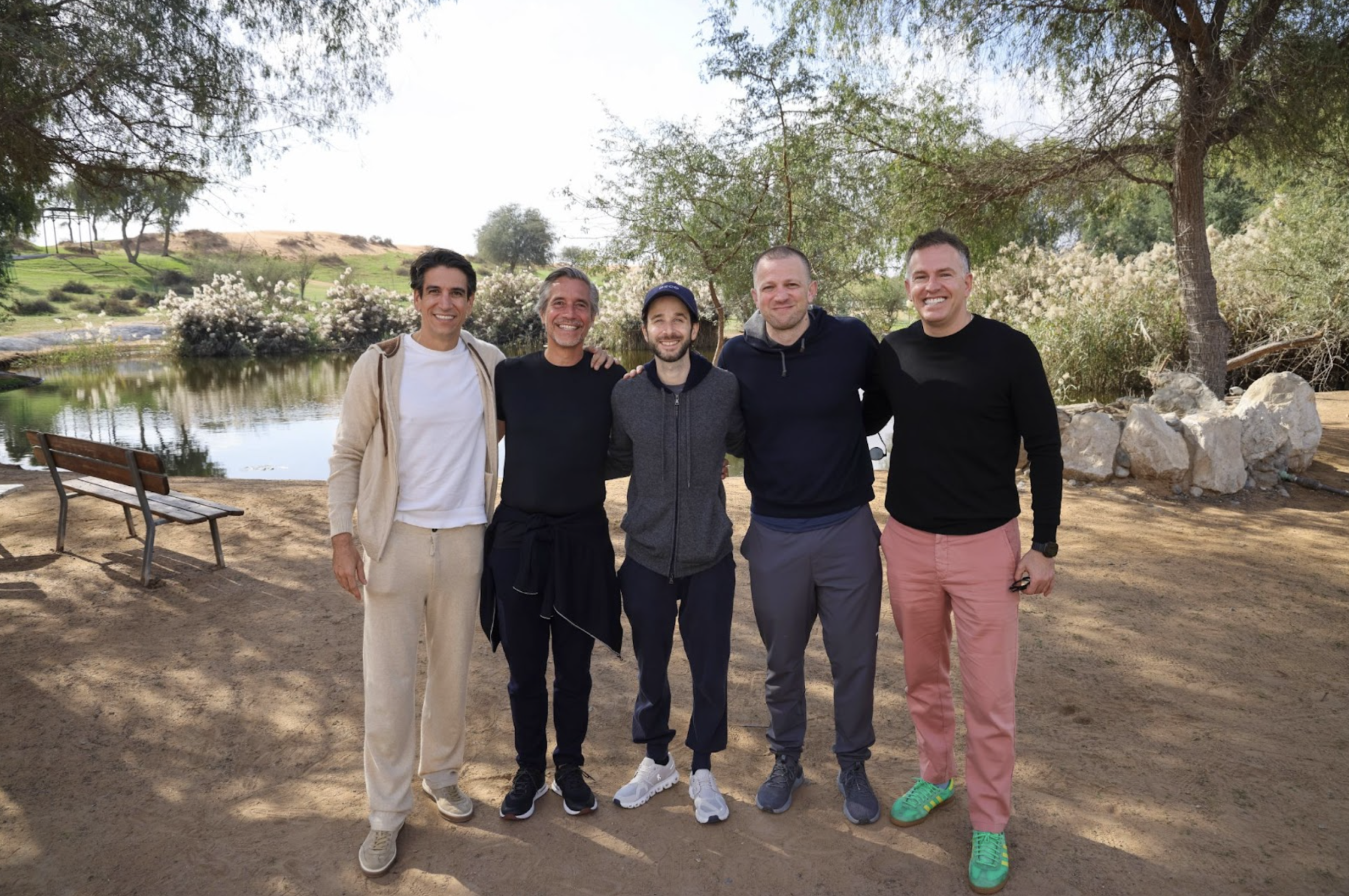 Caption: Together at our 2026 Founders’ Retreat, with Property Finder’s Michael Lahyani, BECO’s Dany Farha, Abdulaziz Shikh Al Sagha, Amer Alaily, and Fresha’s William Zequiri